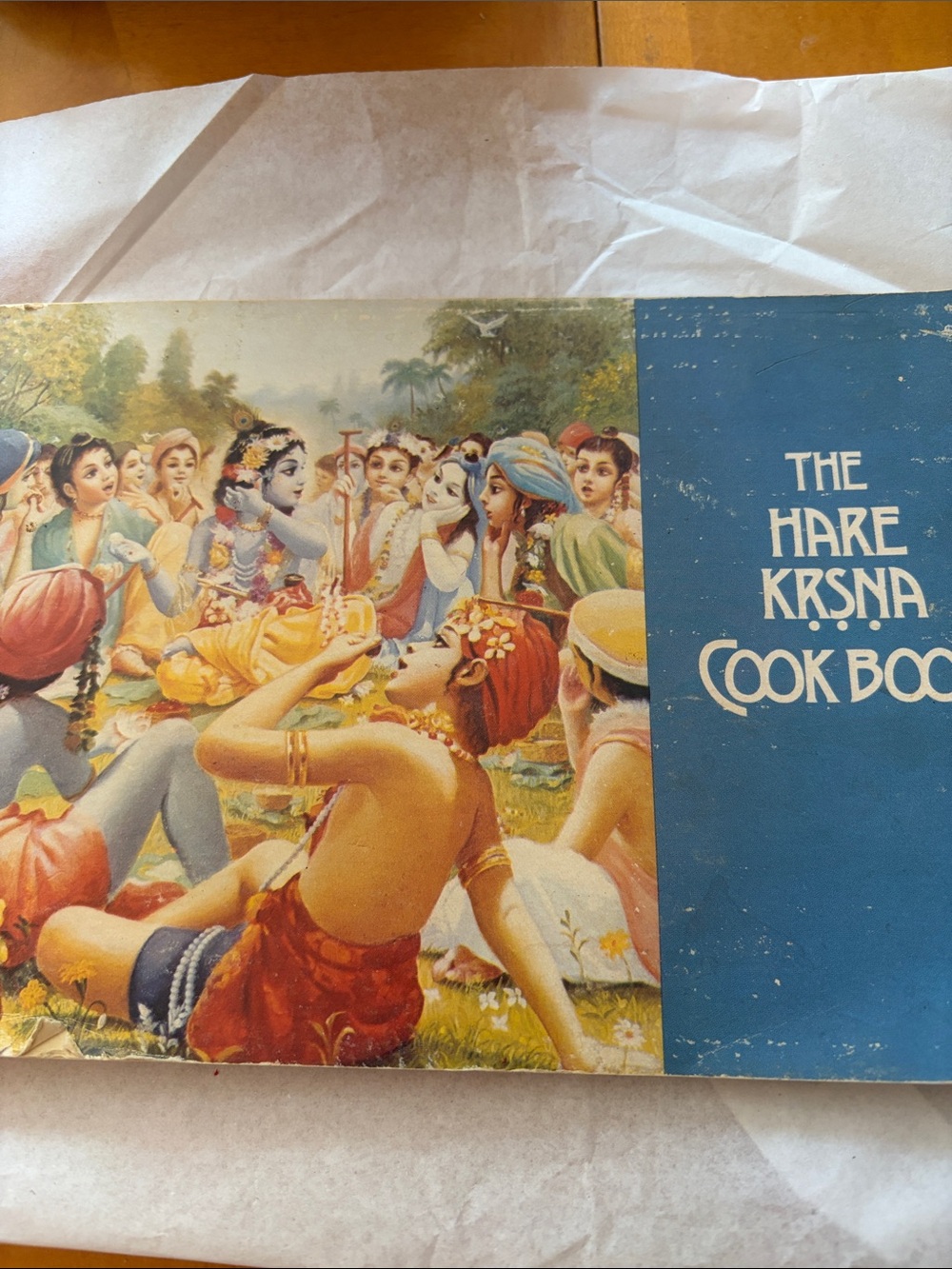 The Hare Krsna Cook Book — Blue Cover Cookbook